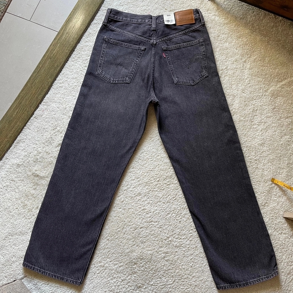 NWT Levi's Premium Ribcage Straight Ankle Women's Jeans Tinted Sky Size 29/27 - Picture 7 of 14
